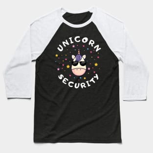 Unicorn Security Baseball T-Shirt